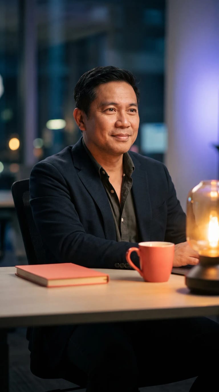 Jan Milton Ganapin, founder of ACXHUB, in an upcoming interview at our Cebu delivery hub