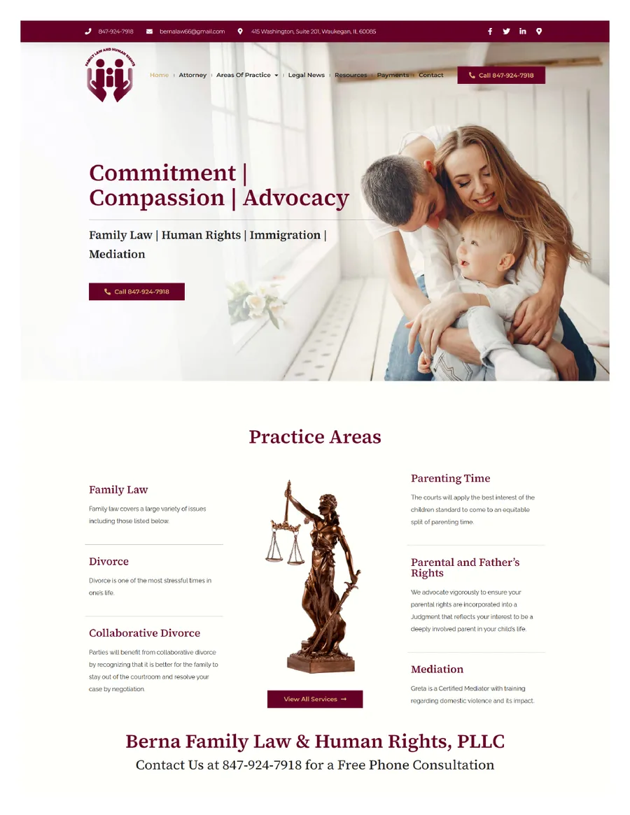 Certified Legal — Website design